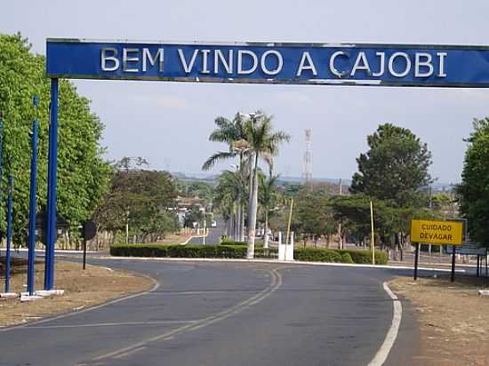 ENTRADA DA CIDADE-FOTO:JOS BENTO CHIMELLO - CAJOBI - SP