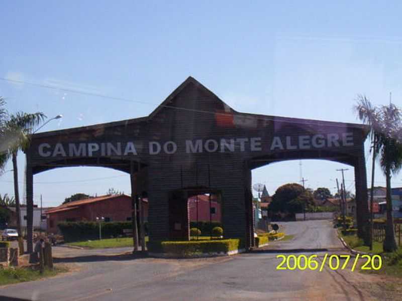 PORTAL DE ENTRADA- CAMPINA DO MONTE ALEGRE-SP - FOTO LUZIACRUZFRATA - CAMPINA DO MONTE ALEGRE - SP