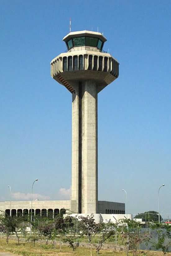 CAMPINAS-SP-TORRE DE CONTROLE NO AEROPORTO DE VIRACOPOS-FOTO:EDUARDO DANTAS - CAMPINAS - SP