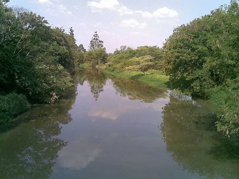 RIO CAPIVARI, LIMITE DOS MUNICPIOS DE CAPIVARI E RAFARD - POR ZARDETO - CAPIVARI - SP