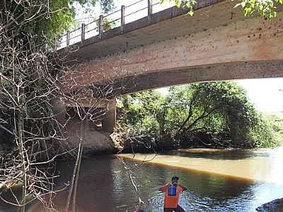 PONTE SOBRE O RIO TURVO-FOTO:J.ROBERTO B. LAMOSO   - CAPORANGA - SP