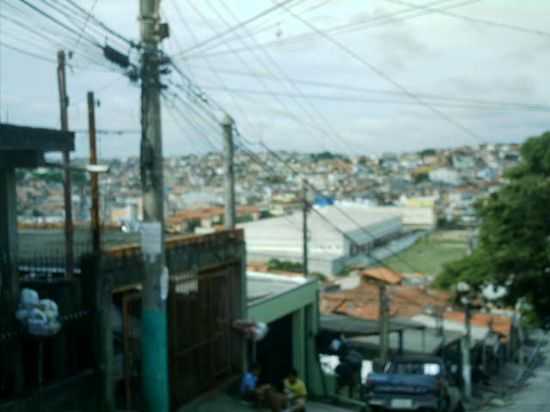VISTA PARCIAL DA CIDADE, POR ANTONIO CCERO DA SILVA(GUIA) - CARAPICUBA - SP