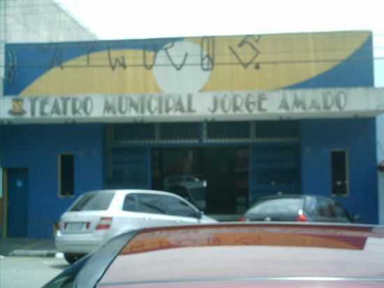 TEATRO MUNICIPAL JORGE AMADO, POR ANTONIO CCERO DA SILVA(GUIA) - CARAPICUBA - SP