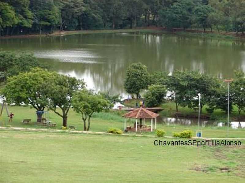 CHAVANTES-SP-LAGO NO BOSQUE-FOTO:CARLOS CSAR ANTUNES  - CHAVANTES - SP