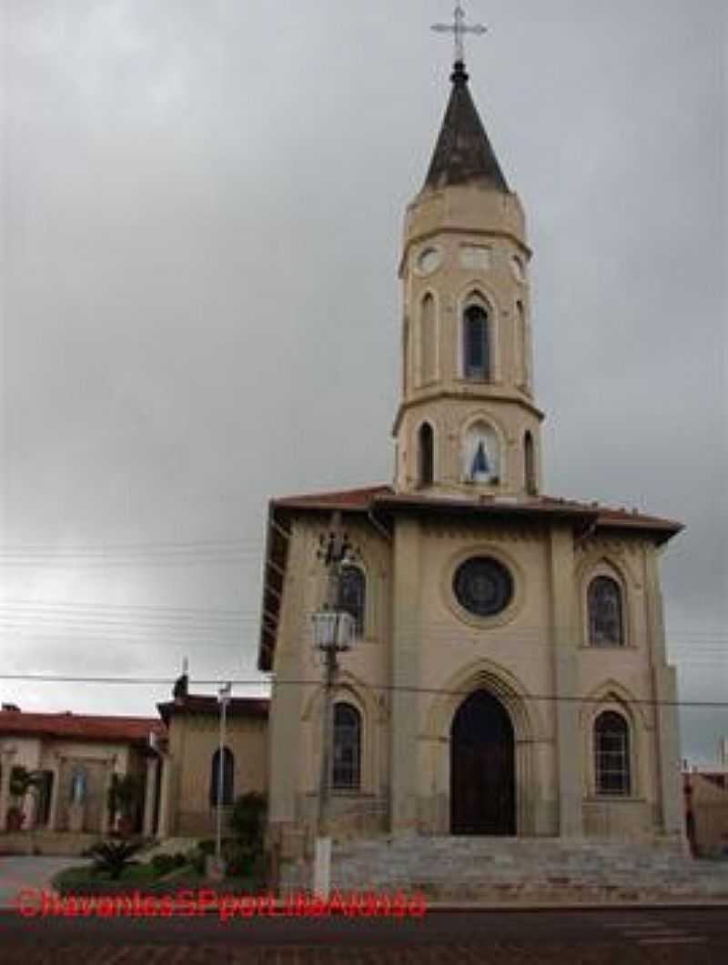 CHAVANTES-SP-MATRIZ DE N.SRA.APARECIDA-FOTO:CARLOS CSAR ANTUNES - CHAVANTES - SP