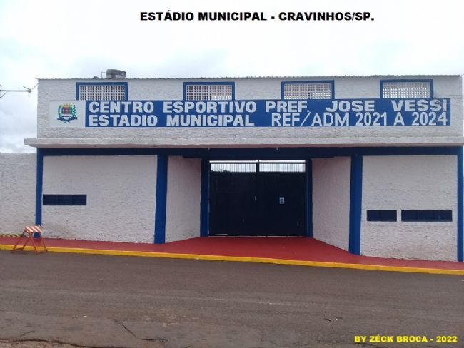 ESTDIO MUNICIPAL DE CRAVINHOS/SP., POR ZCK BROCA - CRAVINHOS - SP