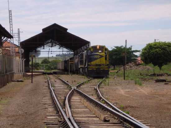 MRS SAINDO DA ESTAO DE DOIS CRREGOS-SP, POR LUIS CARLOS DA CRUZ - DOIS CRREGOS - SP