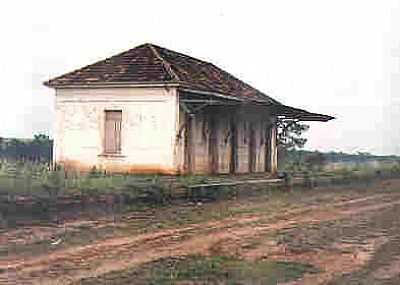 ANTIGA ESTAO  EM 1989 FOTO NILTON JOS GALLO  - ESMERALDA - SP