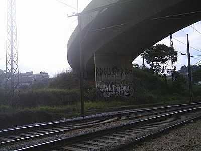 VIADUTO SIDNEY DE SOUZA GES X LINHA 7 DA CPTM POR RICARDO MORATENSE - FRANCISCO MORATO - SP