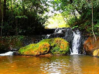 PEQUENA CACHOEIRA COM UMA PISCINA NATURAL POR LUCIANO RIZZIERI  - GARA - SP