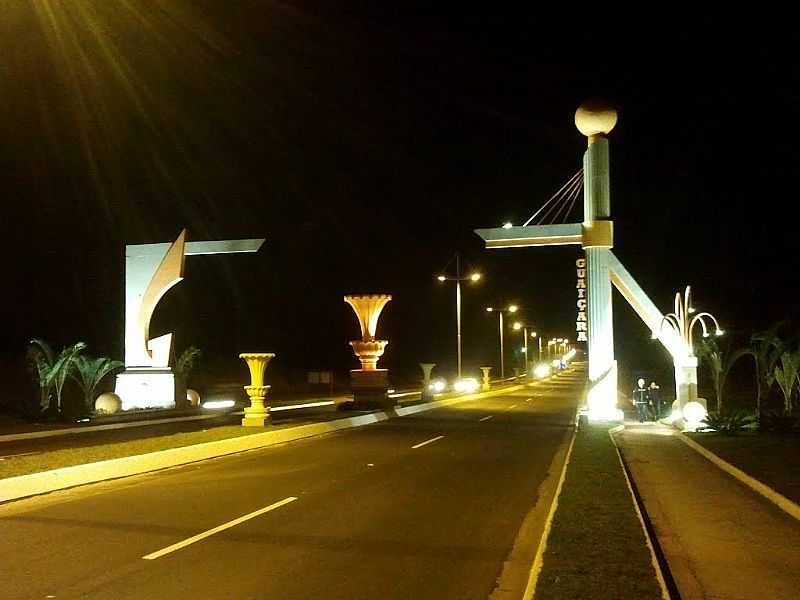 GUAIARA-SP-PRTICO DE ENTRADA DA CIDADE-FOTO:ALTERNATIVAPET - GUAIARA - SP