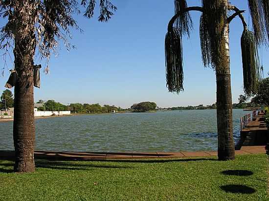 GUARA-SP-LAGO DO PARQUE ECOLGICO MARAC-FOTO:RICO CHRISTMANN - GUARA - SP