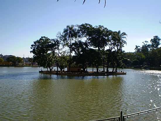 GUARULHOS-SP-ILHA NO LAGO DOS PATOS-FOTO:EDNA.GONALVES - GUARULHOS - SP