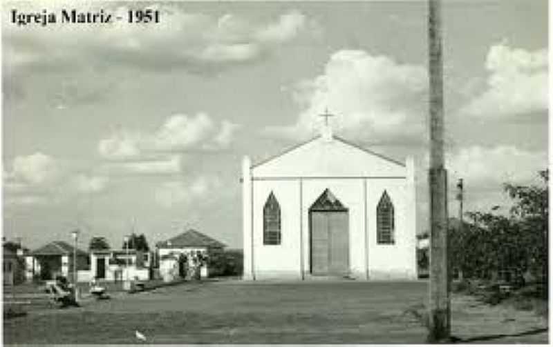 GUZOLNDIA-SP-IGREJA MATRIZ EM 1951-FOTO:WWW.GUZOLANDIA.SP.GOV.BR  - GUZOLNDIA - SP