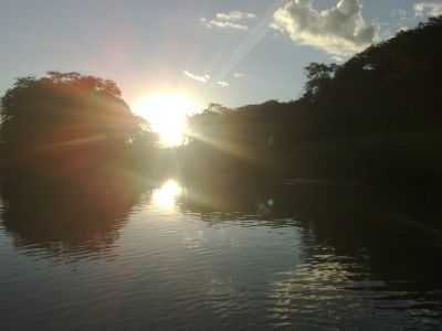 ENTARDECER DO RIO TURVO, ICM/SP., POR DILSON LEAL LUCAS - ICM - SP