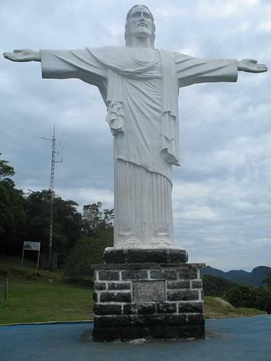 CRISTO REDENTOR EM IGUAPE-FOTO:BEDENE - IGUAPE - SP