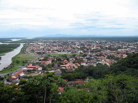 VISTA DO MORRO DO CRISTO-FOTO:BEDENE - IGUAPE - SP