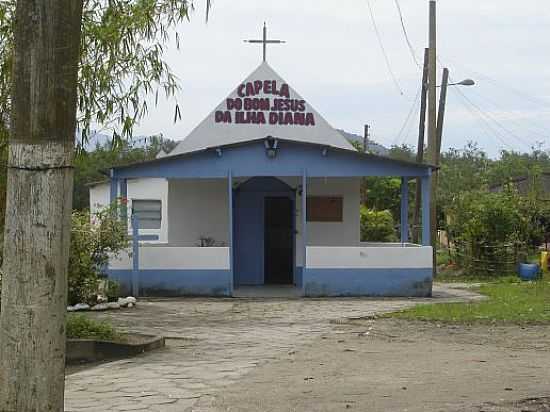 ILHA DIANA-SP-CAPELA DO SENHOR BOM JESUS DE ILHA DIANA-FOTO:A TRIBUNA - ILHA DIANA - SP