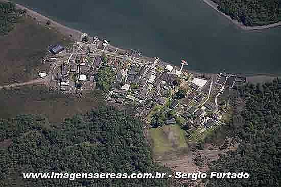 ILHA DIANA-SP-VISTA AREA DO POVOADO-FOTO:WWW.IMAGENSAEREAS.COM.BR - ILHA DIANA - SP