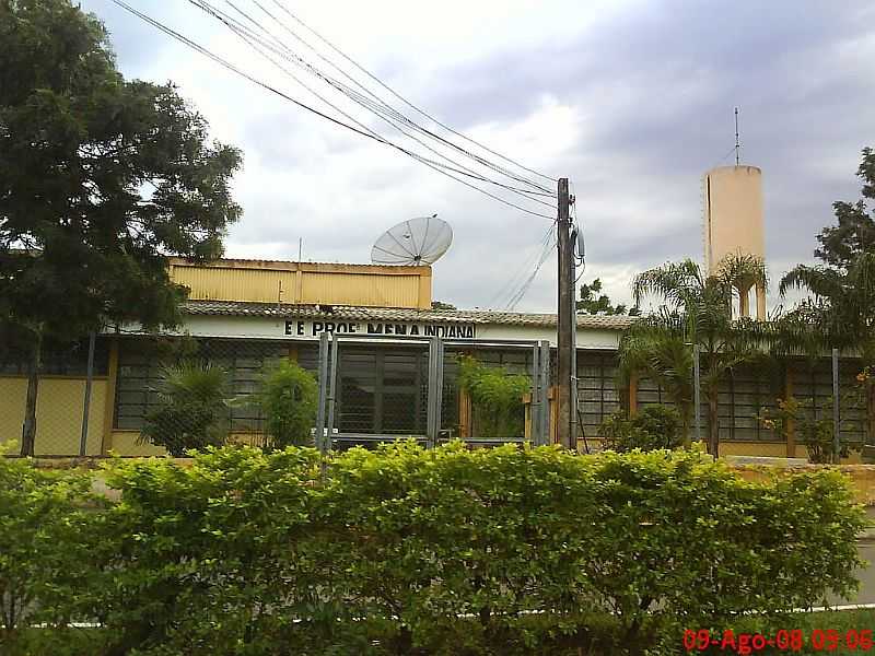 INDIANA-SP-ESCOLA ESTADUAL MARIA ERNESTINA NATIVIDADE ANTUNES-FOTO:CIDONIO FREIRE - INDIANA - SP