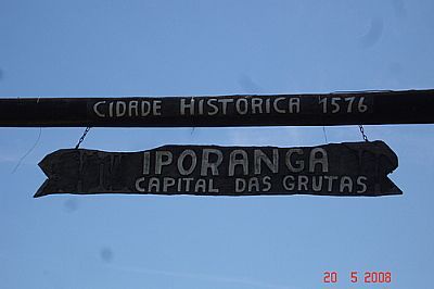 PORTAL NA ENTRADA DE IPORANGA/SP - ENTRADA - IPORANGA - SP