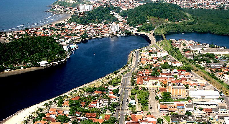 ITANHAM-SP-PONTE SOBRE O RIO ITANHAM-FOTO:ITANHAEM.SP.GOV.BR - ITANHAM - SP