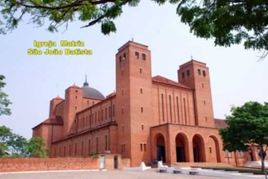 IGREJA MATRIZ SAO JOAO BATISTA, POR THAIS - ITAPORANGA - SP