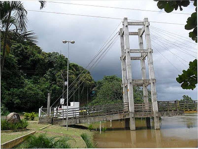 JUQUI-SP-TORRE DA PONTE SOBRE O RIO JUQUI-FOTO:LUIZ PEDRO - JUQUI - SP