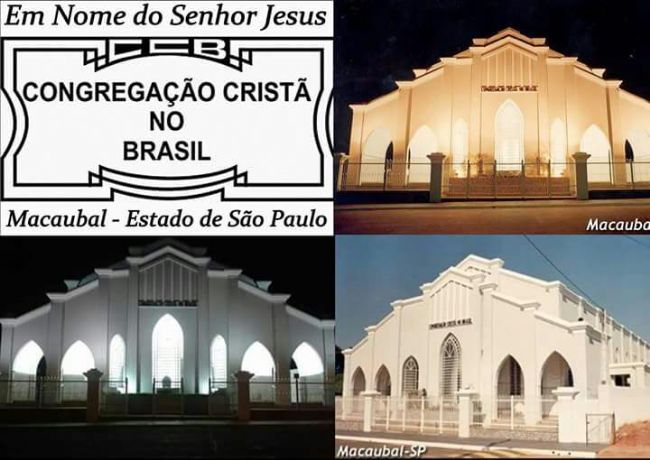 CONGREGAO CRIST DO BRASIL - MACAUBAL, POR RAYMUNDO CORTIZO PEREZ - MACAUBAL - SP