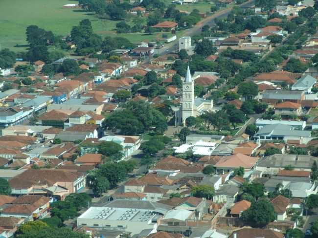 VISTA AEREA DO CENTRO DE MARTINPOLIS, POR JOS CARLOS DALTOZO - MARTINPOLIS - SP