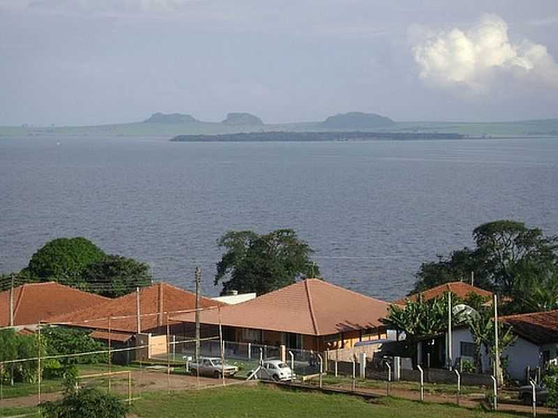 MINEIROS DO TIET-SP-VISTA DA REPRESA DO RIO TIET-FOTO:GERSON LUCIANO - MINEIROS DO TIET - SP