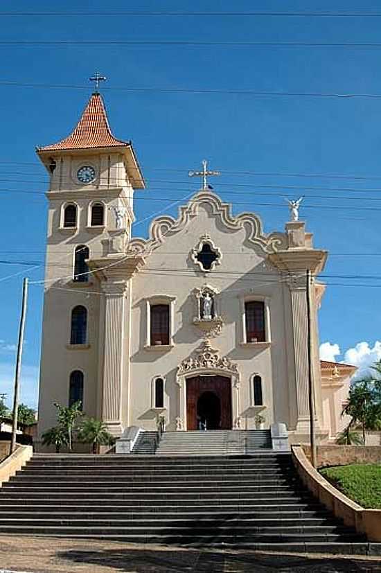 MIRANDPOLIS-SP-IGREJA MATRIZ DE SO JOO BATISTA-FOTO:NILTON CEZAR - MIRANDPOLIS - SP