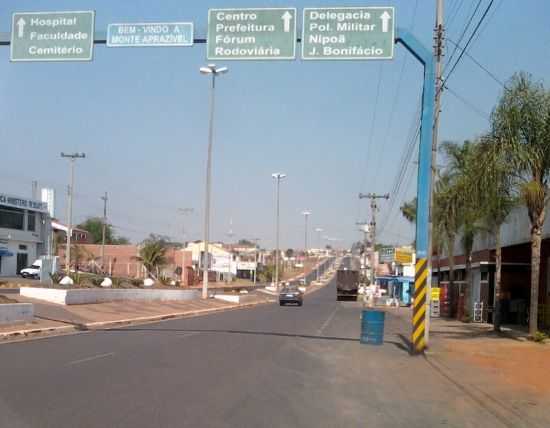 AV. SANTOS DUMONT ENTRADA DE MONTE APRAZVEL, POR VANDERLEI BISSIATO - MONTE APRAZVEL - SP