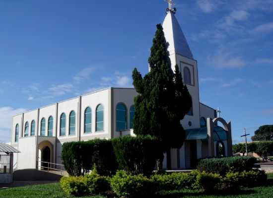 IGREJA CATLICA - , POR EDIR CARDOSO DE ANDRADE - NOVA LUZITNIA - SP