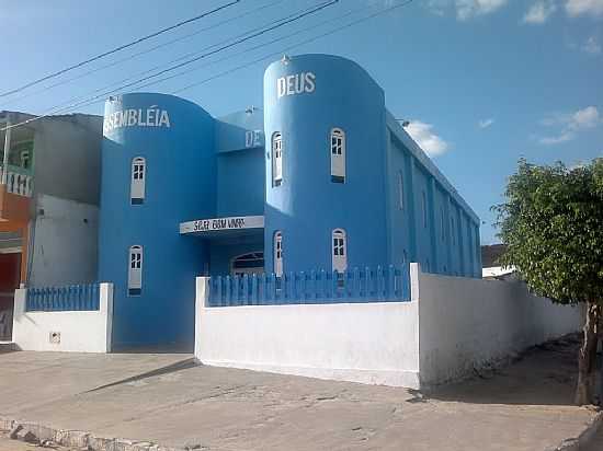 IGREJA DA ASSEMBLIA DE DEUS EM PONTO NOVO-BA-FOTO:IRANILTON - PONTO NOVO - BA