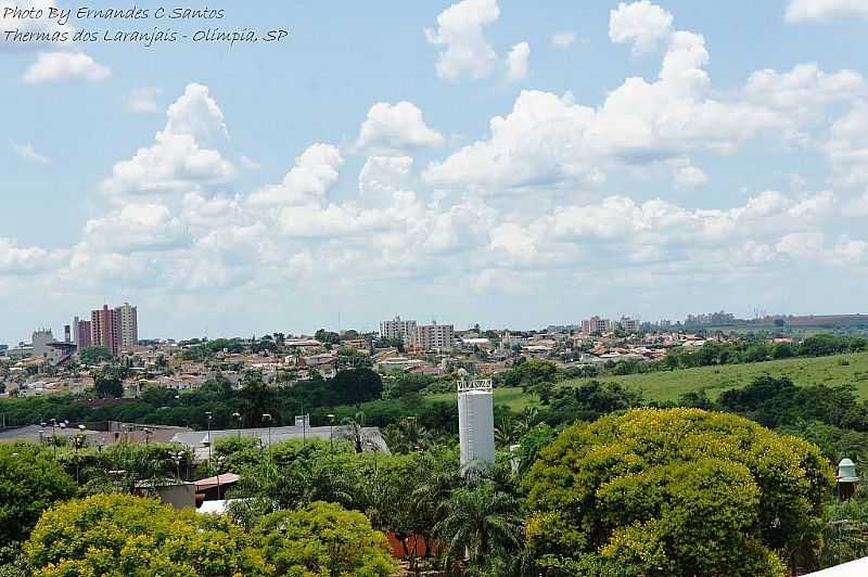 OLMPIA-SP-PARQUE THERMAS DOS LARANJAIS E A CIDADE-FOTO:ERNANDES C SANTOS - OLMPIA - SP