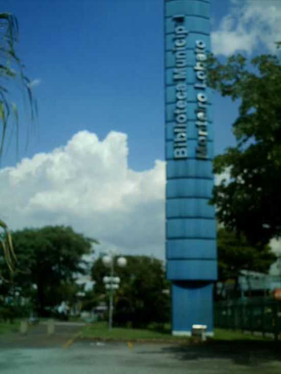 BIBLIOTECA MUNICIPAL MONTEIRO LOBATO E PRAA, POR ANTONIO CCERO DA SILVA(GUIA) - OSASCO - SP