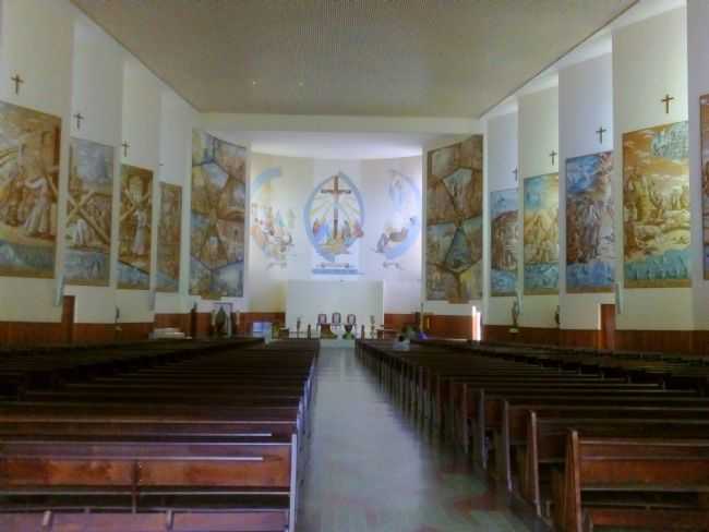 INTERIOR DA IGREJA MATRIZ DE SO JOS, POR EMANUEL - OSVALDO CRUZ - SP