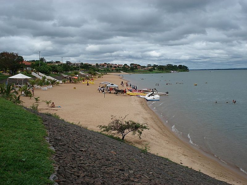 PANORAMA-SP-PRAIA DO BALNERIO MUNICIPAL-FOTO:RUBENS DA SILVA RAMOS - PANORAMA - SP