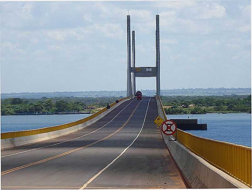 PAULICIA-SP-ENTRANDO NA PONTE DO RIO PARAN-FOTO:EDUARDO REVOREDO - PAULICIA - SP