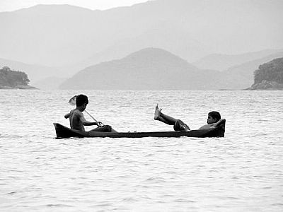 CANOA CAIARA, POR THEO ANDRADE - PICINGUABA - SP