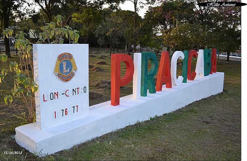 PIRACICABA-SP-HOMENAGEM DO LIONS NA ENTRADA DA CIDADE-FOTO:HELIO ANTUNES - PIRACICABA - SP