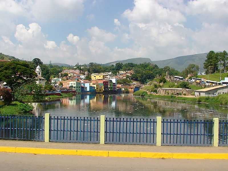 PIRAPORA DO BOM JESUS-SP-VISTA DA CIDADE  PARTIR DA PONTE-FOTO:ERNANDES C SANTOS - PIRAPORA DO BOM JESUS - SP