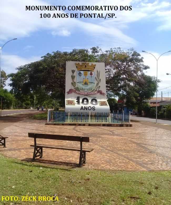 ENTRADA DA CIDADE DE PONTAL/SP., POR ZCK BROCA - PONTAL - SP