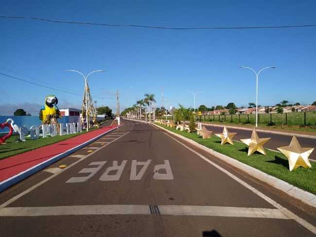 AV. NA ENTRADA DE POPULINA, POR LUIZ DONIZETII LUCATTI - POPULINA - SP