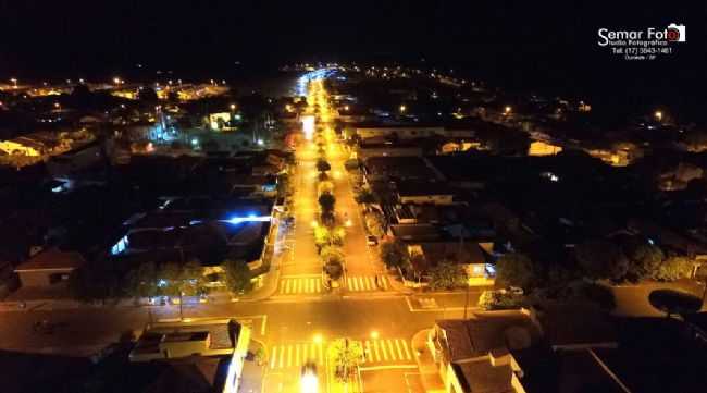 FOTO AEREA NOTURNA, POR LUIZ DONIZETI LUCATTI - POPULINA - SP