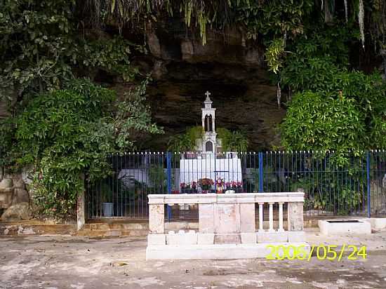 PORTO FELIZ-SP-ALTAR DA GRUTA DE N.SRA.DE LOURDES-FOTO:LUZIACRUZFRATA - PORTO FELIZ - SP