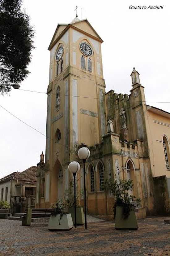 IGREJA MATRIZ DE SANTA CECLIA EM PRESIDENTE ALVES-SP-FOTO:GUSTAVO_ASCIUTTI - PRESIDENTE ALVES - SP