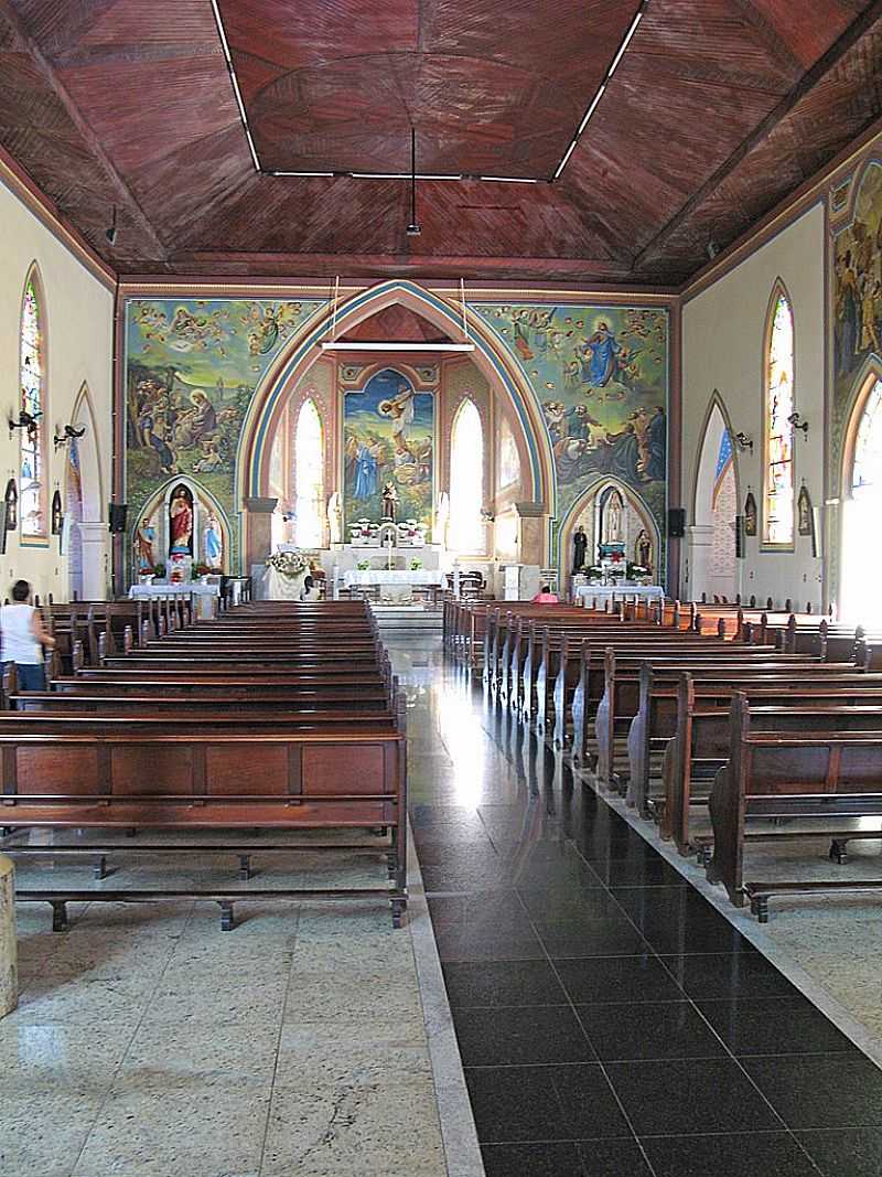 RANCHARIA-SP-INTERIOR DA IGREJA MATRIZ-FOTO:EDUARDO DANTAS - RANCHARIA - SP