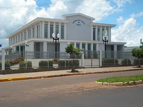 IGREJA DA CCB EM REGENTE FEIJ-FOTO:LAUTENIR - REGENTE FEIJ - SP